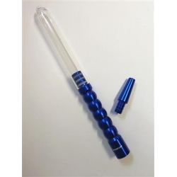 Ustnik Aluminiowy Hookah Flame Alu-Glass, niebiesk